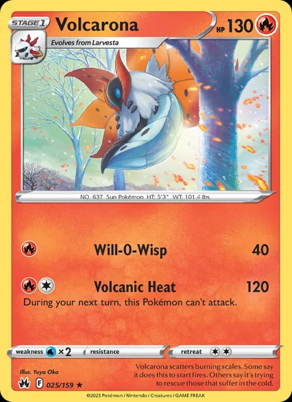 Volcarona – Crown Zenith 025