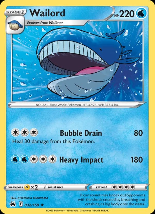 Wailord – Crown Zenith 032