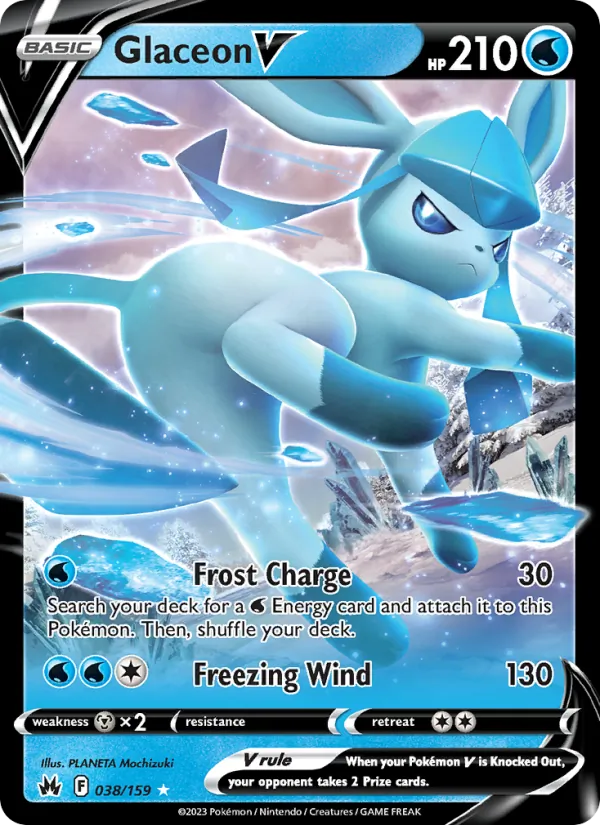 Glaceon V – Crown Zenith 038