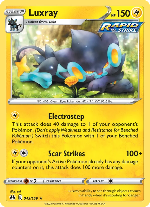 Luxray – Crown Zenith 043