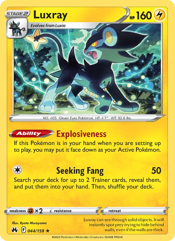 Luxray – Crown Zenith 044