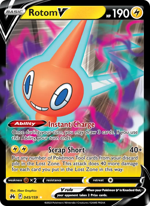 Rotom V – Crown Zenith 045