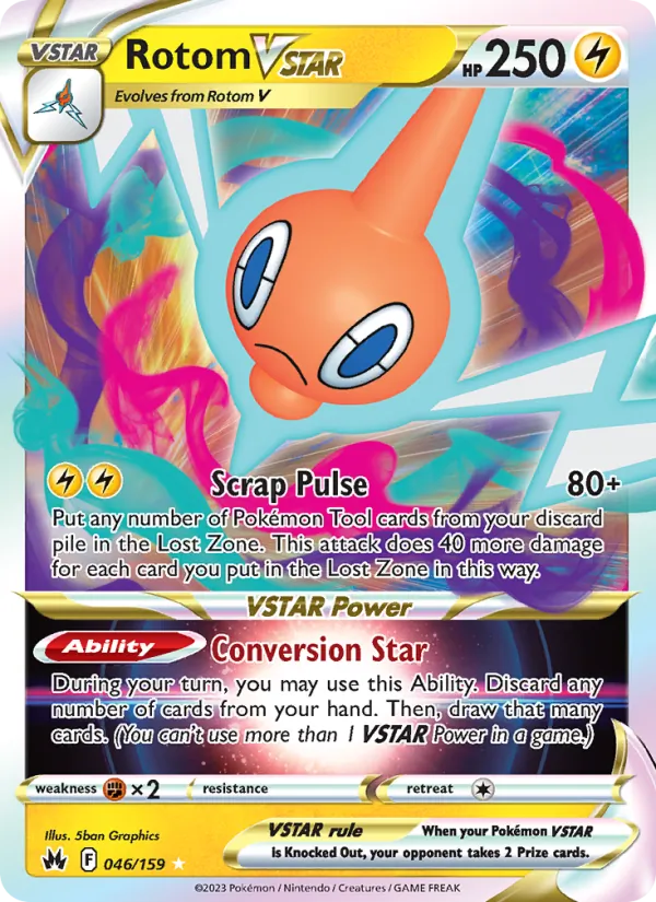Rotom VSTAR – Crown Zenith 046