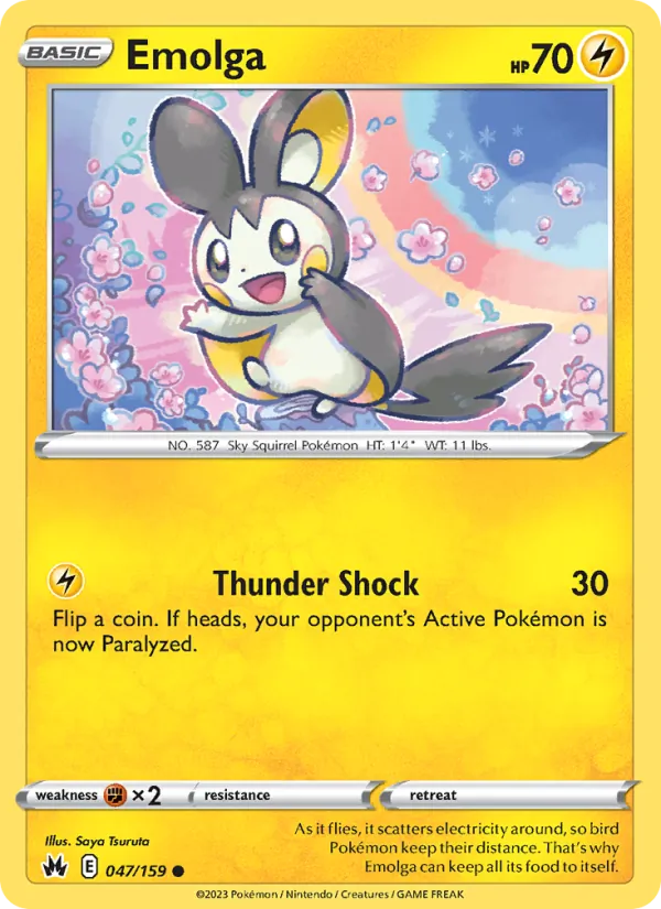 Emolga – Crown Zenith 047