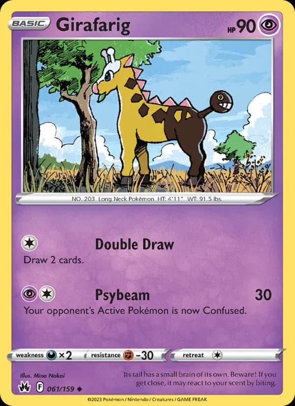 Girafarig – Crown Zenith 061