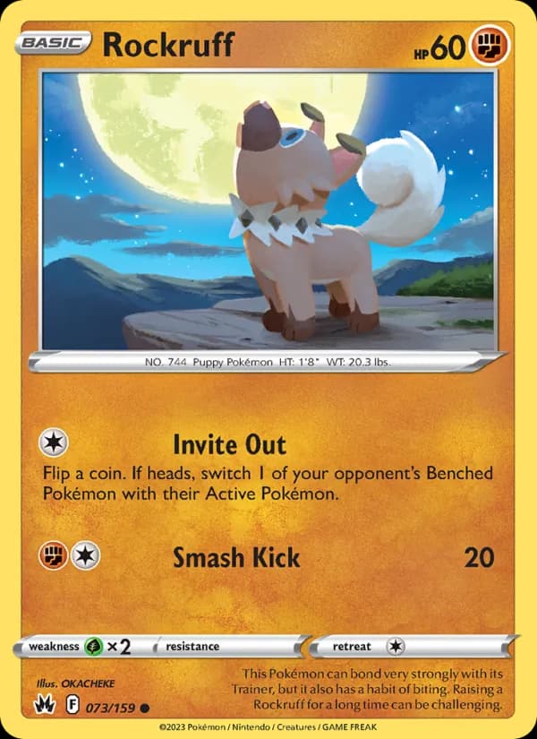 Rockruff – Crown Zenith 073