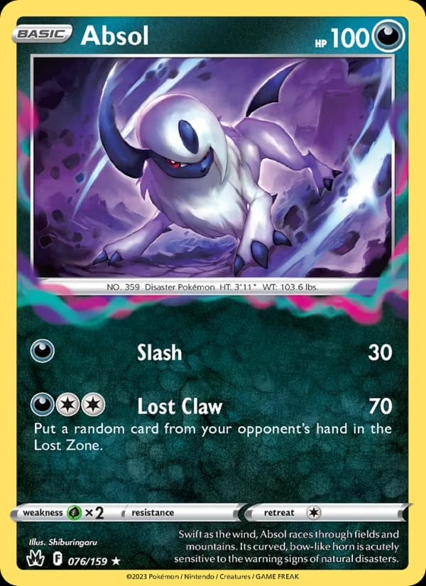 Absol – Crown Zenith 076
