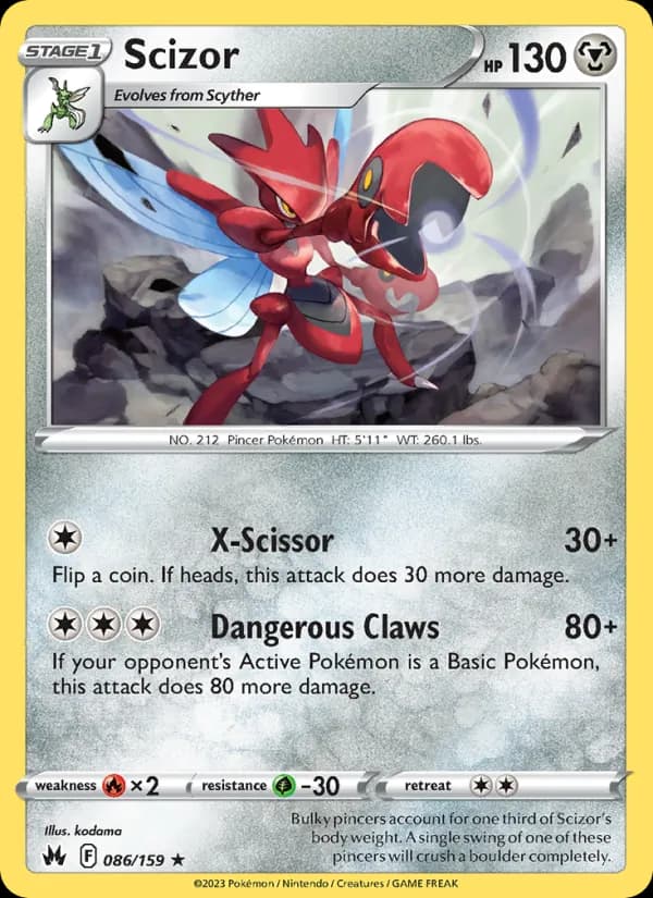 Scizor – Crown Zenith 086