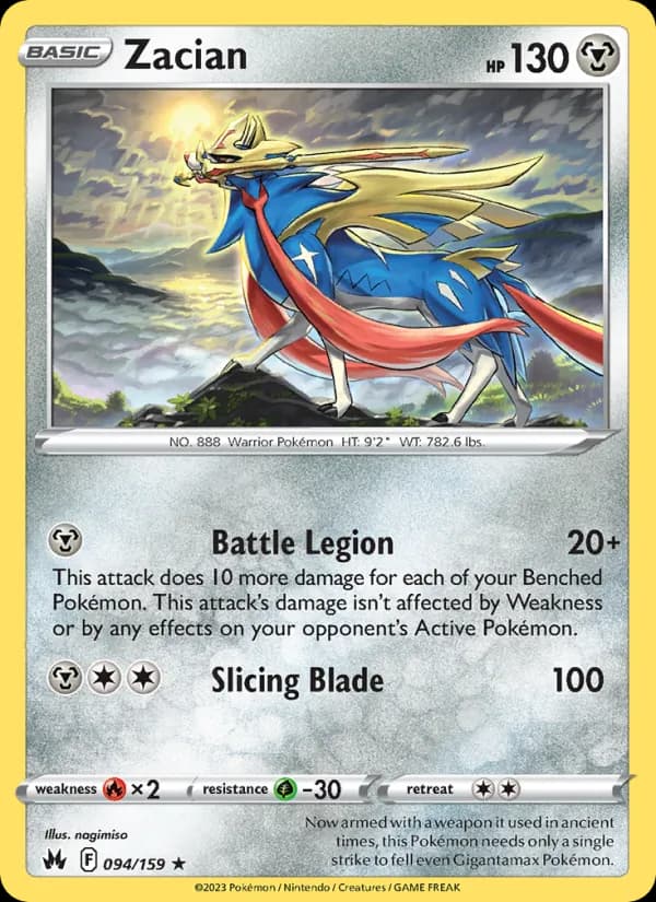 Zacian – Crown Zenith 094