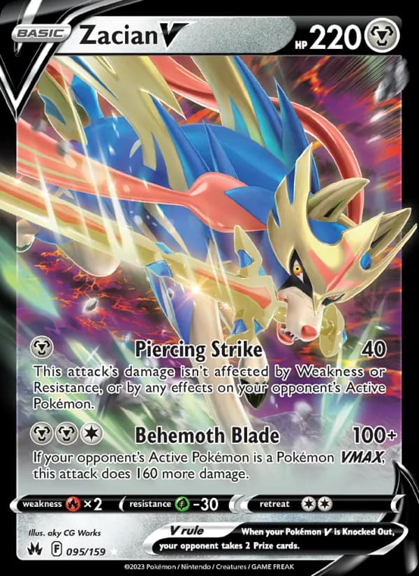 Zacian V – Crown Zenith 095