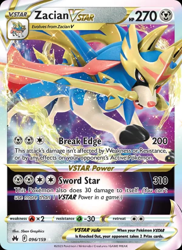 Zacian VSTAR – Crown Zenith 096
