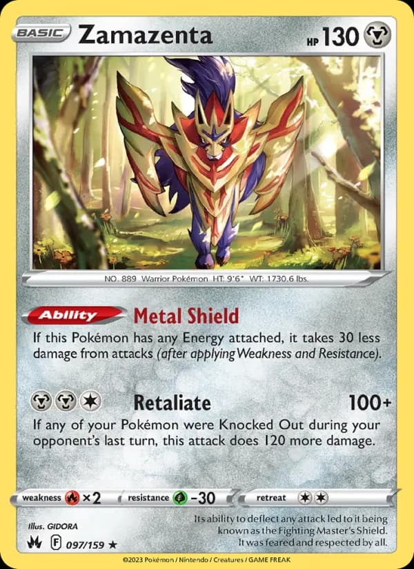 Zamazenta – Crown Zenith 097
