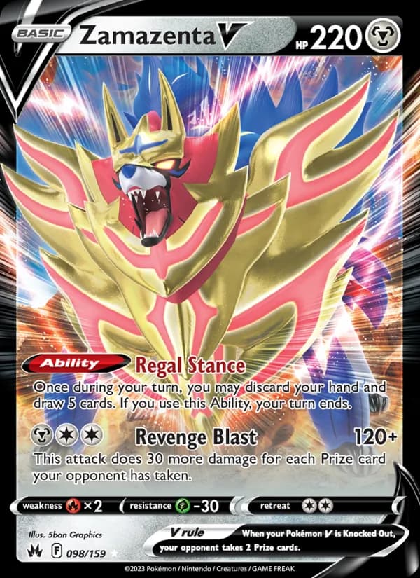 Zamazenta V – Crown Zenith 098