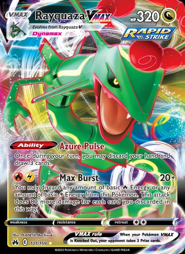 Rayquaza VMAX – Crown Zenith 101