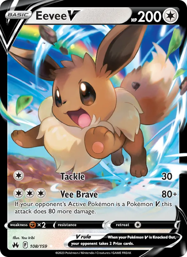 Eevee V – Crown Zenith 108
