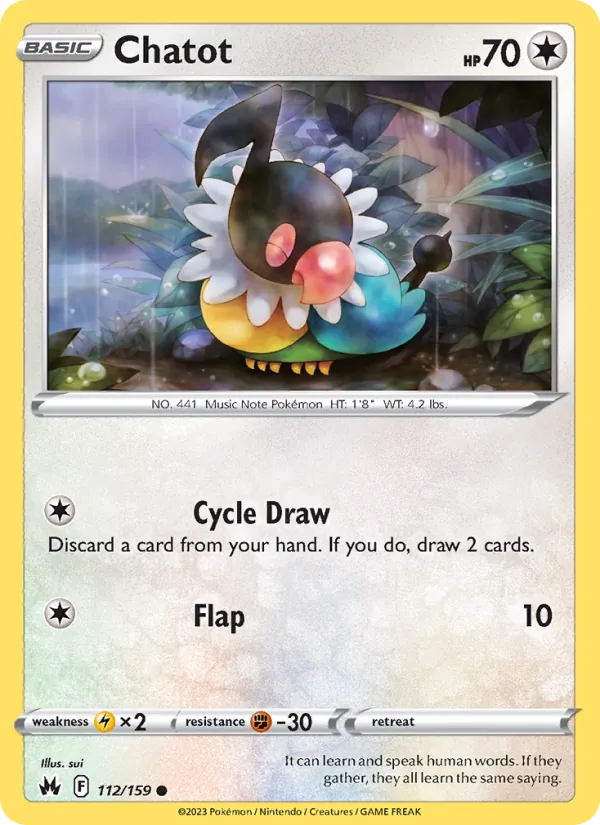 Chatot – Crown Zenith 112