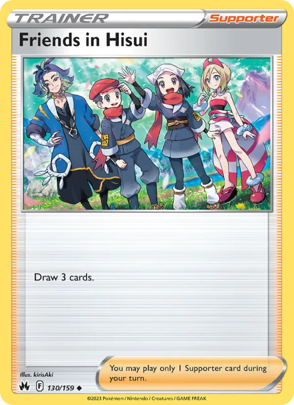 Friends in Hisui – Crown Zenith 130