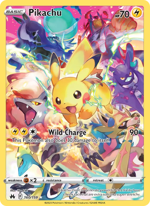 Pikachu – Crown Zenith 160
