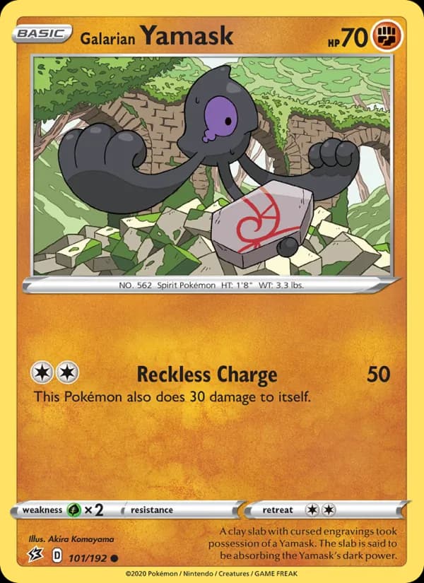 Galarian Yamask – Rebel Clash 101