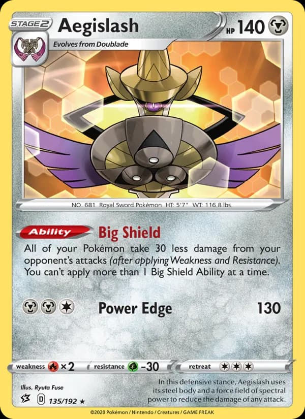 Aegislash – Rebel Clash 135