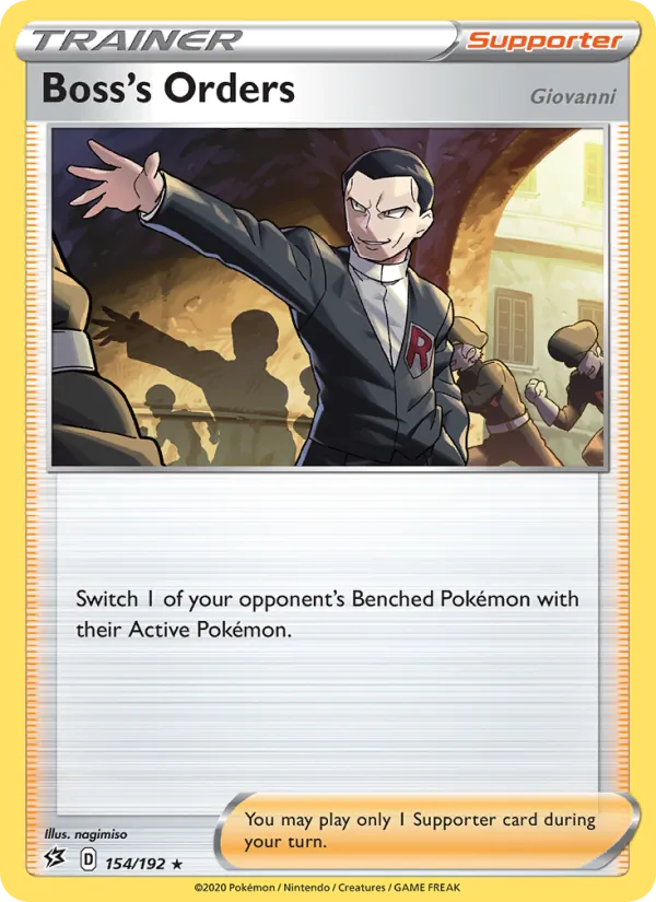 Boss's Orders (Giovanni) – Rebel Clash 154
