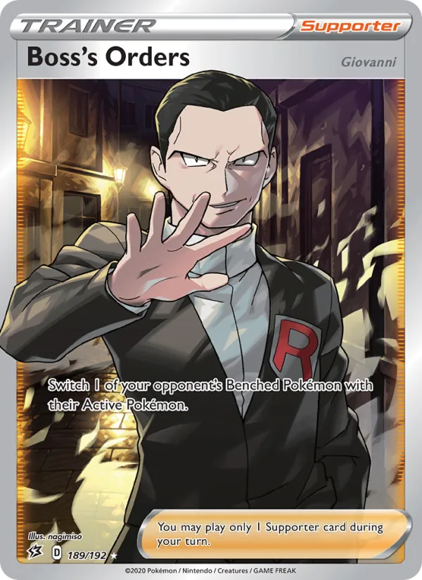 Boss's Orders (Giovanni) – Rebel Clash 189