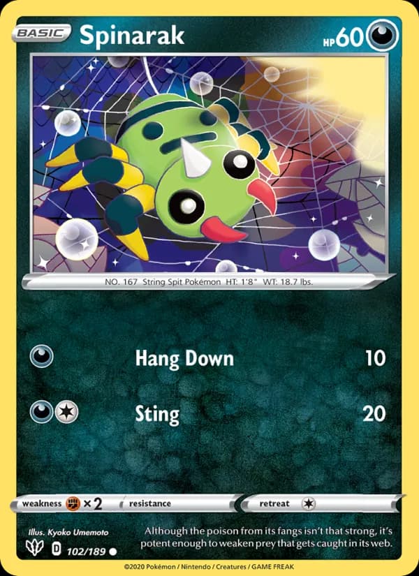 Spinarak – Darkness Ablaze 102
