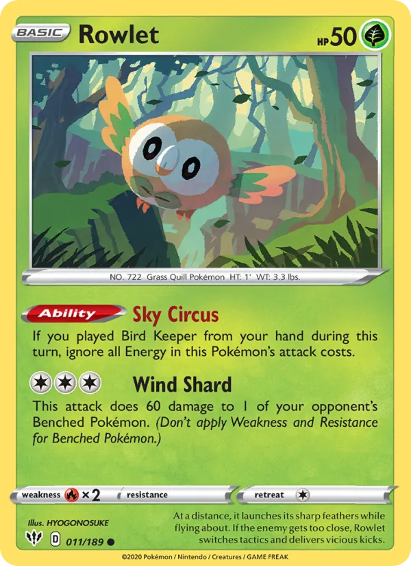 Rowlet – Darkness Ablaze 11