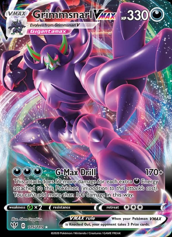 Grimmsnarl VMAX – Darkness Ablaze 115