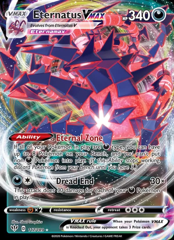 Eternatus VMAX – Darkness Ablaze 117