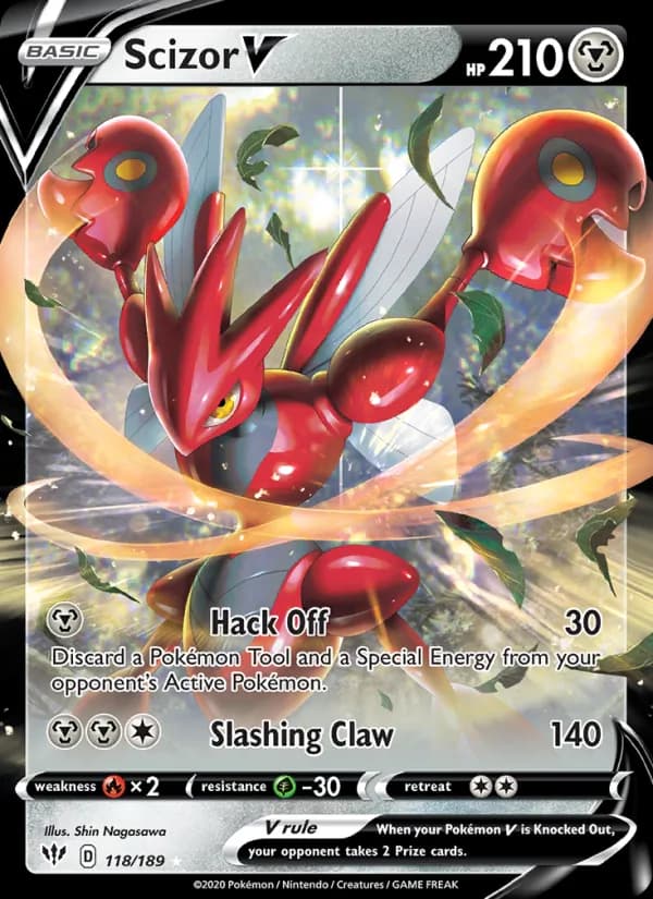 Scizor V – Darkness Ablaze 118