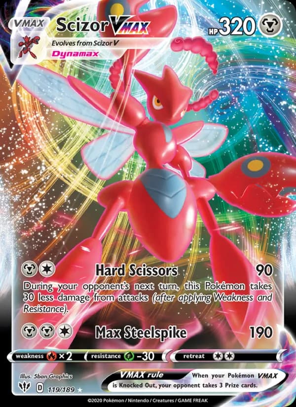 Scizor VMAX – Darkness Ablaze 119