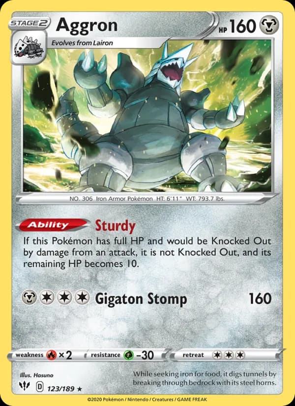 Aggron – Darkness Ablaze 123
