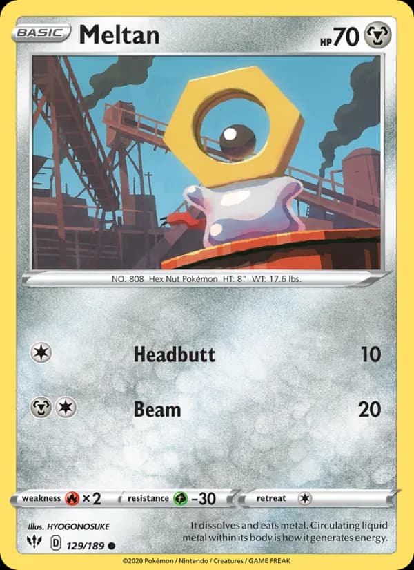 Meltan – Darkness Ablaze 129