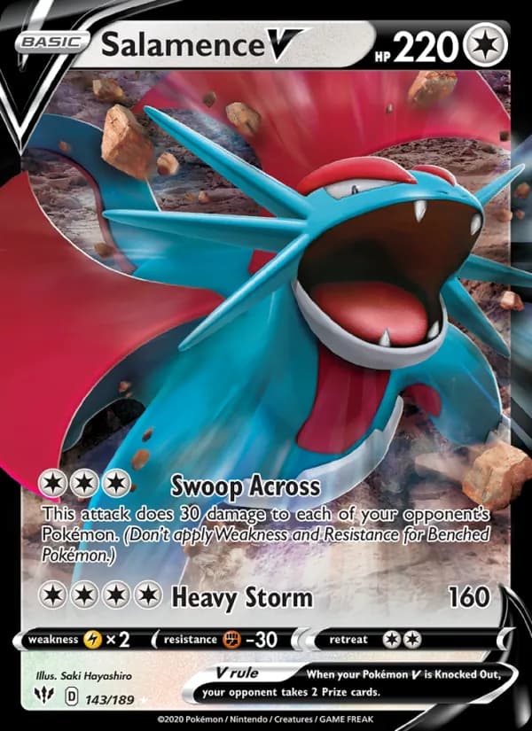 Salamence V – Darkness Ablaze 143
