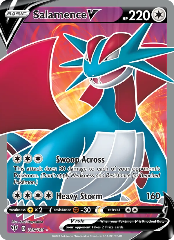 Salamence V – Darkness Ablaze 185