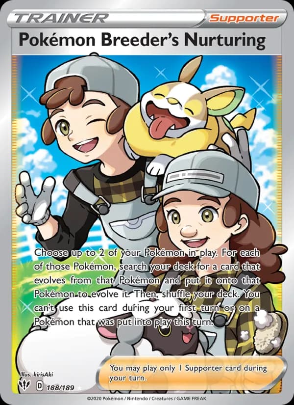 Pokémon Breeder's Nurturing – Darkness Ablaze 188