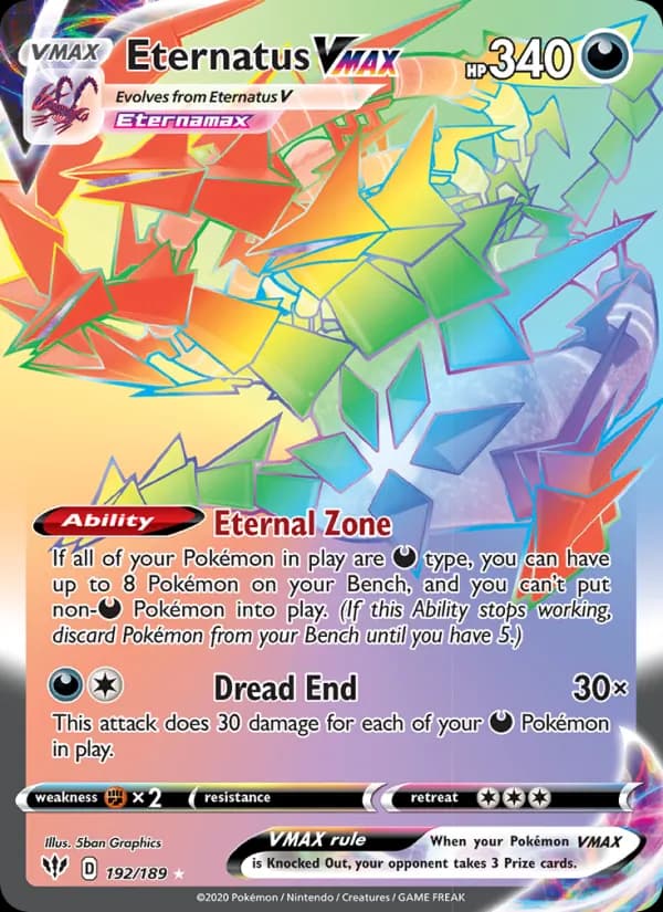 Eternatus VMAX – Darkness Ablaze 192