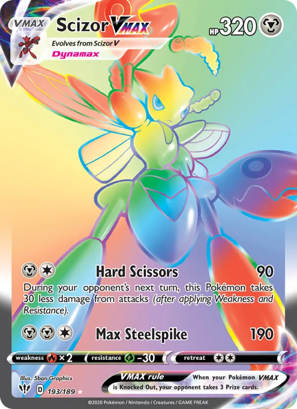 Scizor VMAX – Darkness Ablaze 193