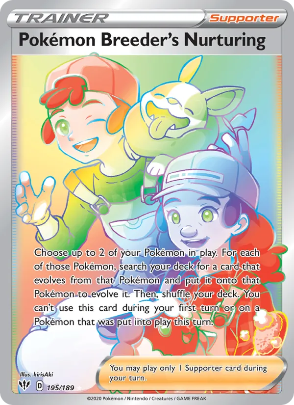 Pokémon Breeder's Nurturing – Darkness Ablaze 195