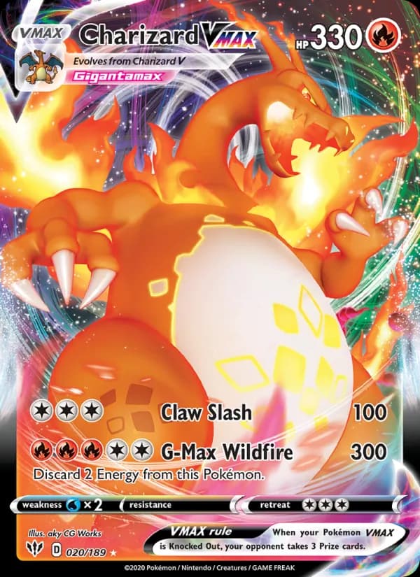 Charizard VMAX – Darkness Ablaze 20