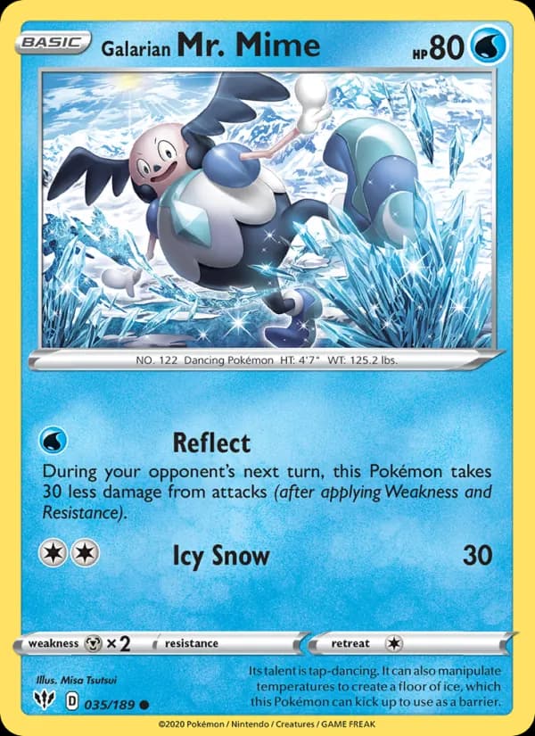 Galarian Mr. Mime – Darkness Ablaze 35