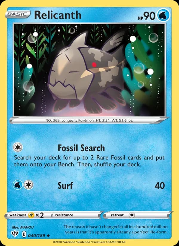 Relicanth – Darkness Ablaze 40