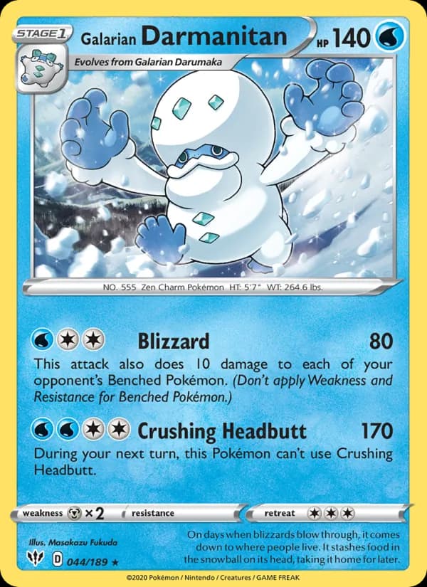 Galarian Darmanitan – Darkness Ablaze 44