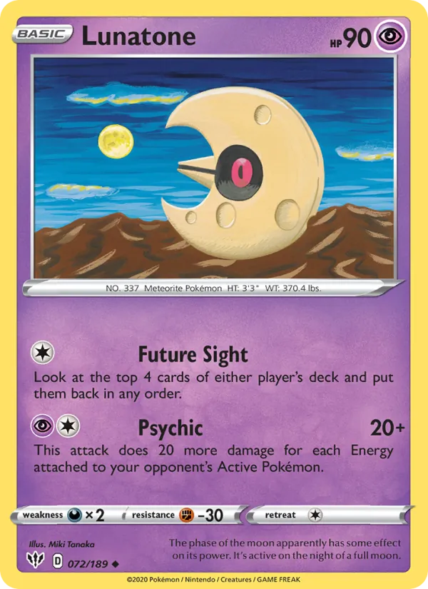 Lunatone – Darkness Ablaze 72