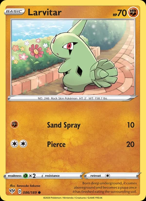 Larvitar – Darkness Ablaze 86