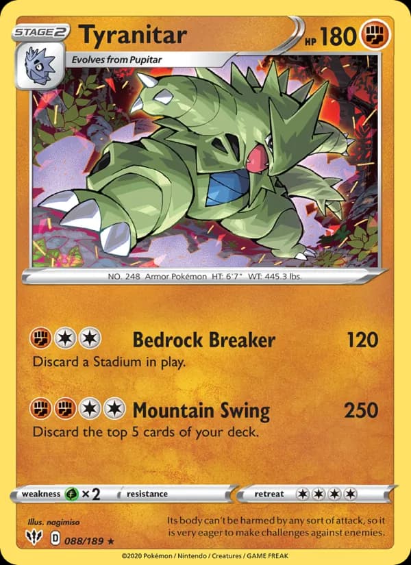Tyranitar – Darkness Ablaze 88