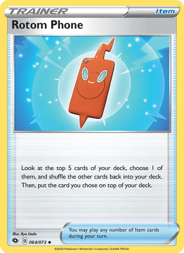 Rotom Phone – Champion's Path 64