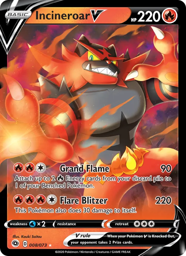 Incineroar V – Champion's Path 8