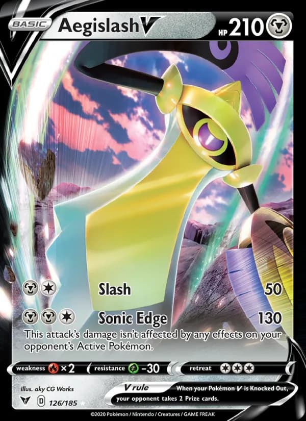 Aegislash V – Vivid Voltage 126